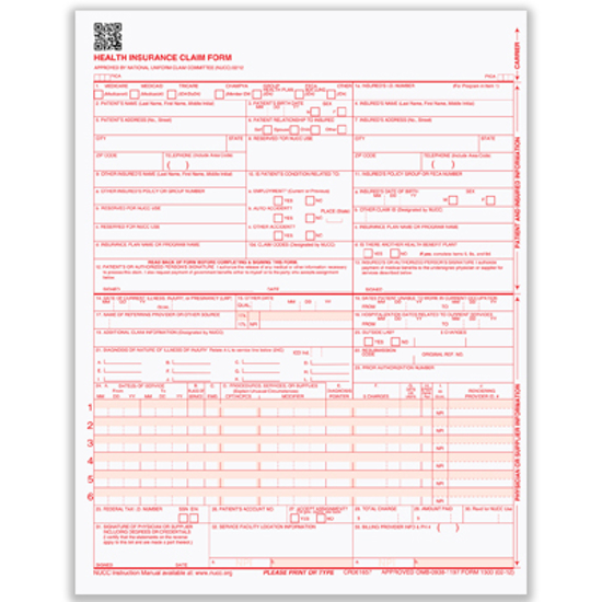 medical insurance claim forms