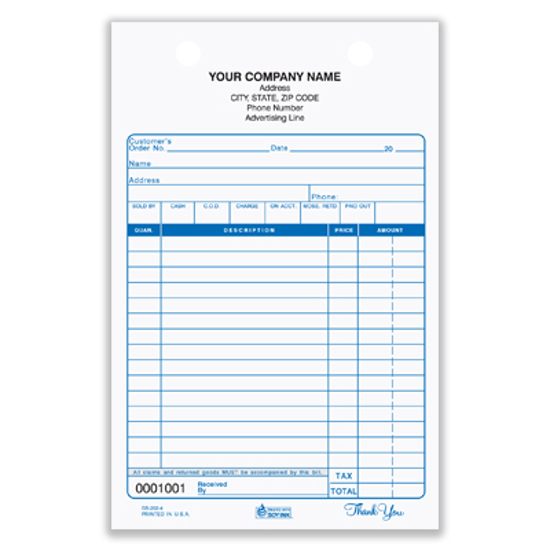 standard register forms