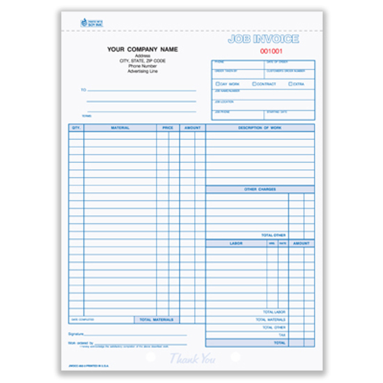 contractor work order forms