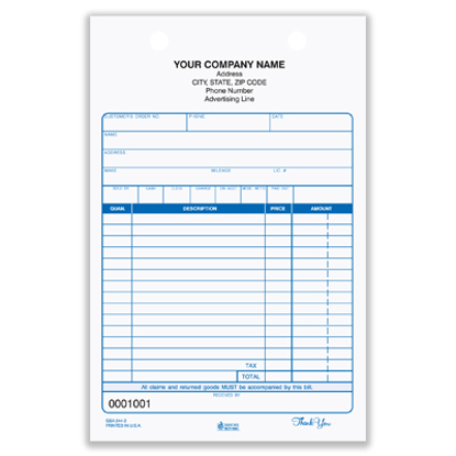 Auto Repair Forms | Personalized Forms