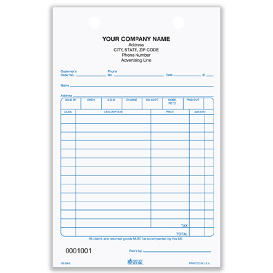 Custom Carbonless Forms