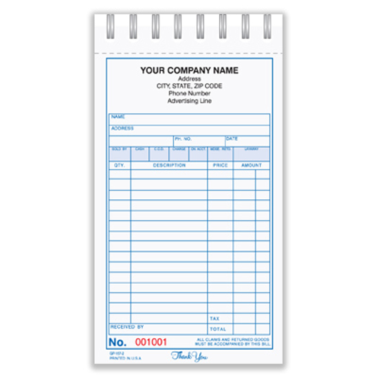 Picture of General Sales Book - 2 Part Carbonless (GP-157-2)