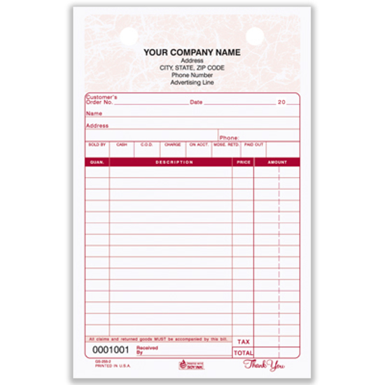 General Sales Register Form GS-255-3