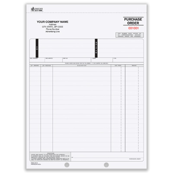 Picture of Purchase Order Form - 4 Part Carbon (PO-700-4)