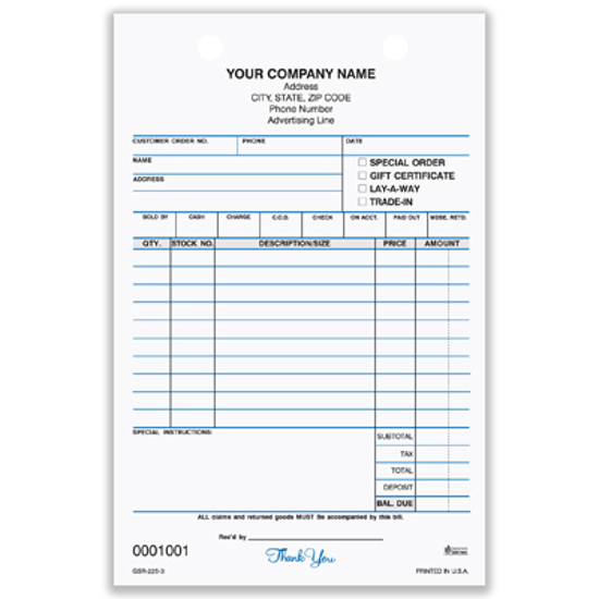 sales register form