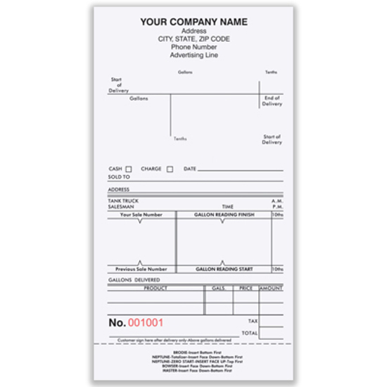 Picture of Fuel Meter Ticket Form - FMT-897-3