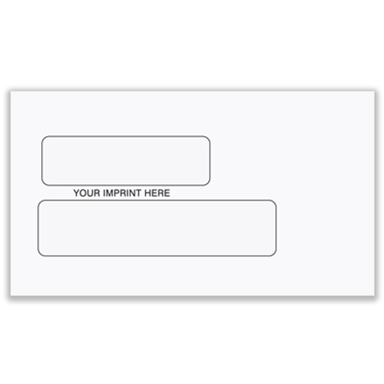 Picture of #6 3/4 Envelope - Double Window (ENV-9915)