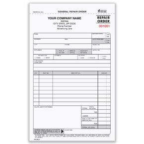 Personalized Forms - Imprinted Forms at a Fraction of the Cost of Custom