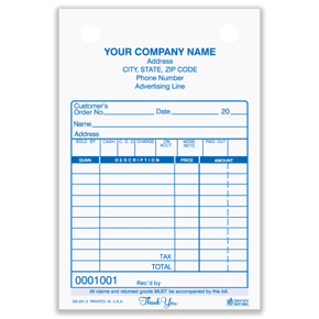 Personalized Forms - Imprinted Forms at a Fraction of the Cost of Custom