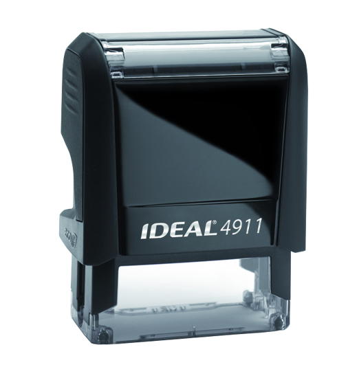 Picture of Ideal 4911 Self Inking Stamp - Black (320009)