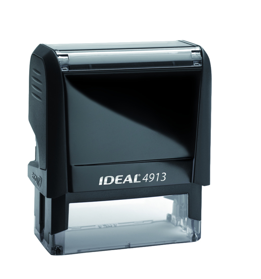 Picture of Ideal 4913 Self Inking Stamp - Black (320010)