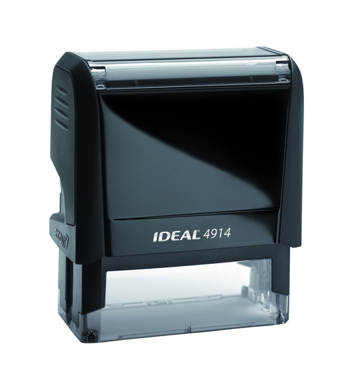 Picture of Ideal 4914 Self Inking Stamp - Black (320011)