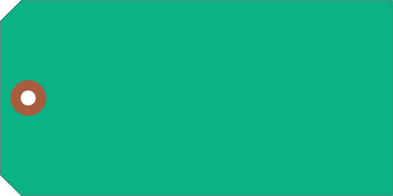 Picture of Blank Tag - Green Size 5 (CSU-5134)