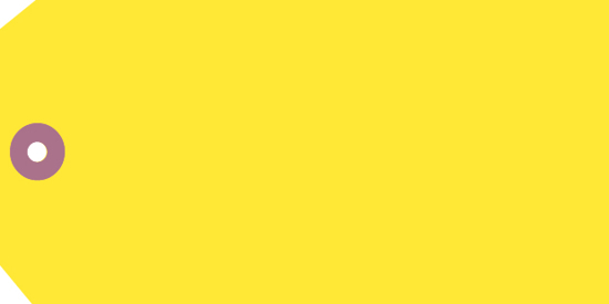 Picture of Blank Tag - Yellow Size 5 (CSU-5136)