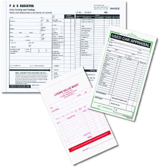 Picture of Custom Business Form 4-1/4" x 7"-2PT Carbonless (DFCSF-823-2)