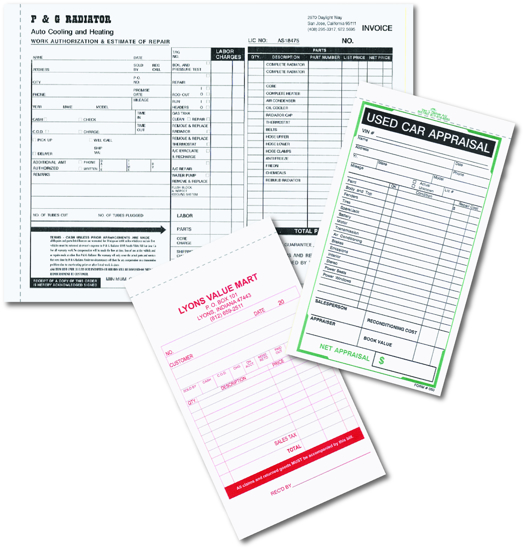 Picture of Custom Business Form 5-1/2" x 8-1/2"-2PT Carbonless (DFPC-089-2)